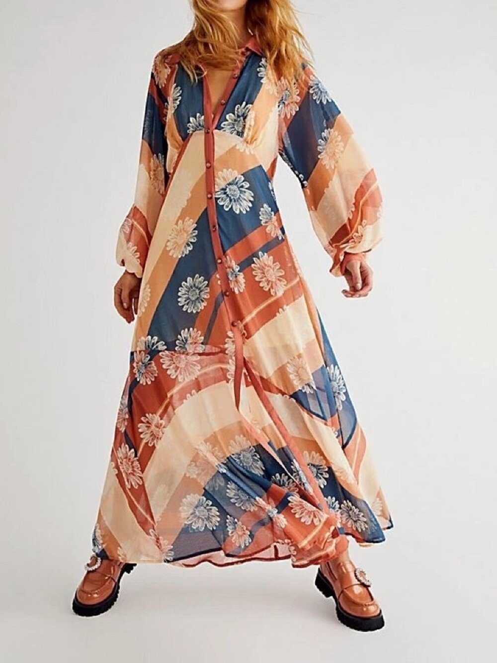 Free People Daria Shirtdress
